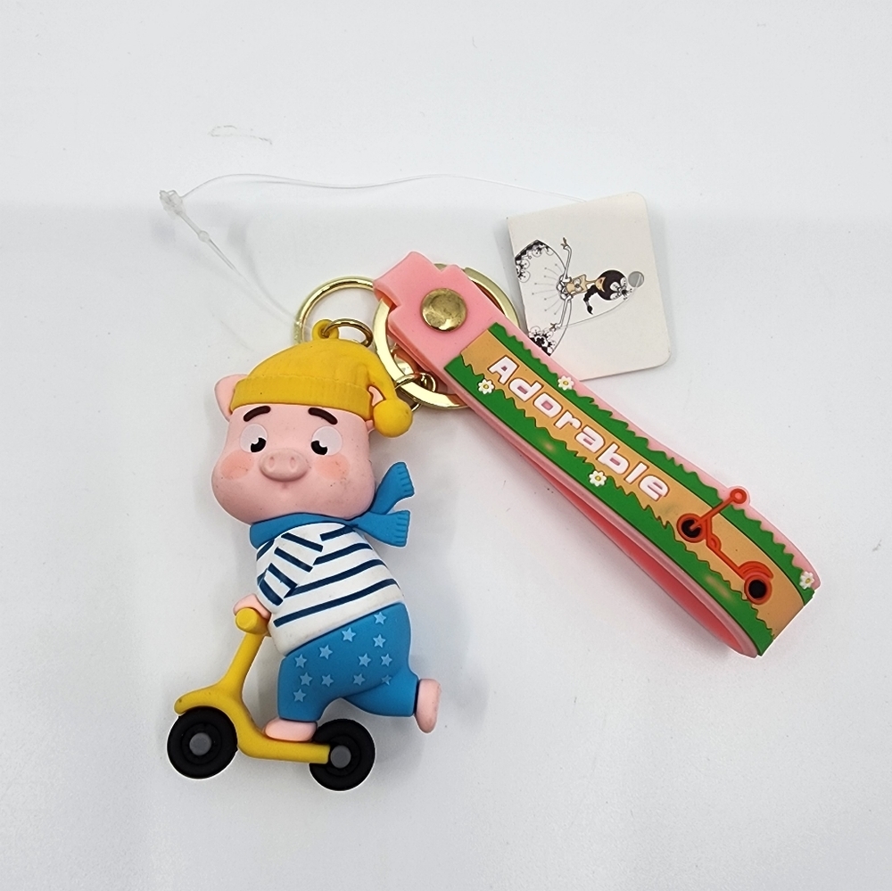 Back to School Backpack Keyring or Charm